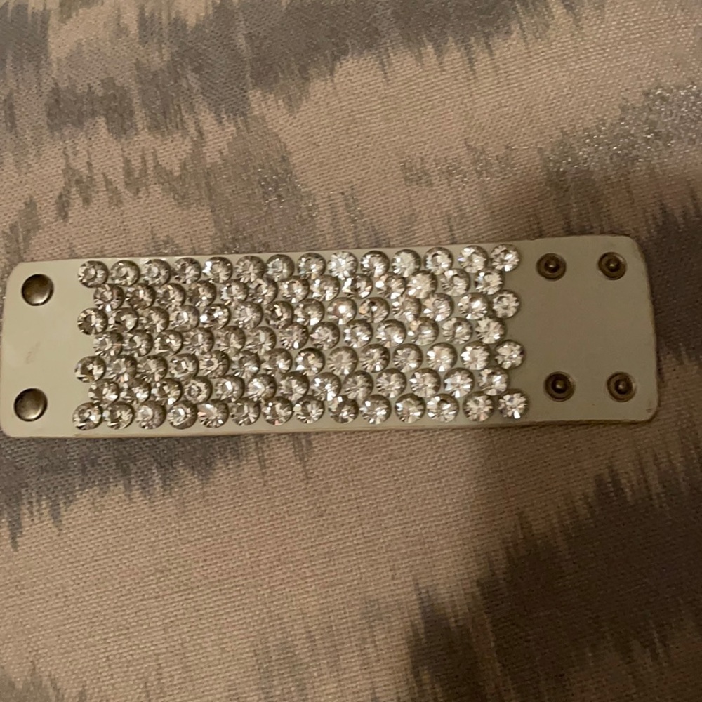 WHITE BLING BLING BRACELET